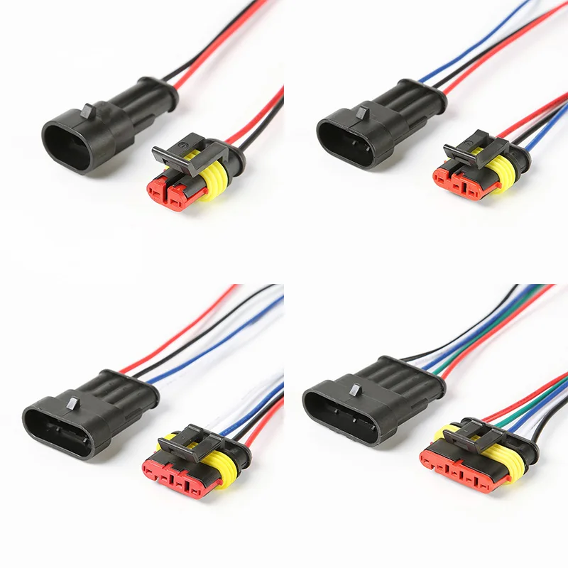 Bellflower Yige Store 2/5/10/20 juegos de 6 pines Tyco Amp ECU enchufes eléctricos