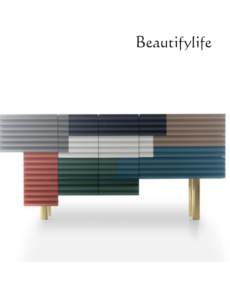 

Minimalist Landscape Cabinet Designer Side Cabinet Locker Model Room Double Door Floor Cabinet Decorative