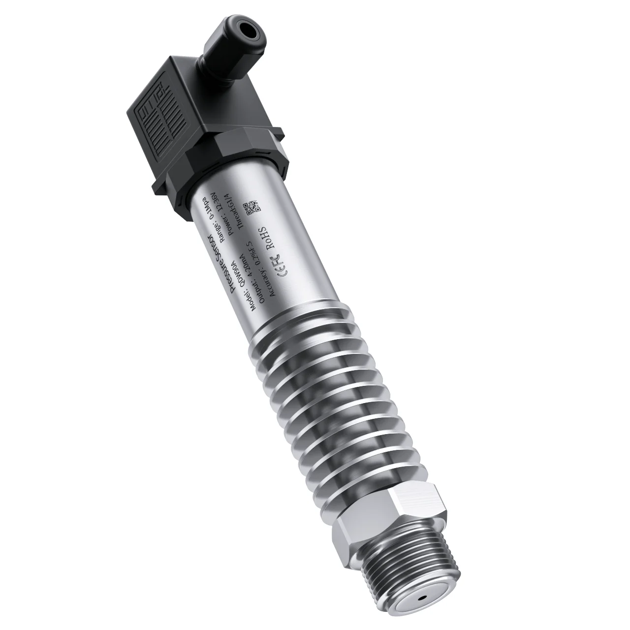High Temperature 200℃ Pressure Transmitter 1bar 16bar 25bar 1.6Mpa 4-20mA 0-10V RS485 Pressure Sensor Transducer