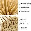50/200/500Pcs Bamboo Skewers,  12-Inch Wooden Sticks for BBQs, Appetizers, Corn Dog, Fruit, Cocktail - Kitchen & Grill Tools 4