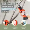 Cordless Pruning Shears Foot High Reach Extension Pole, Tool Belt, 2 Pack Lithium Batteries, SK5 Blade 5