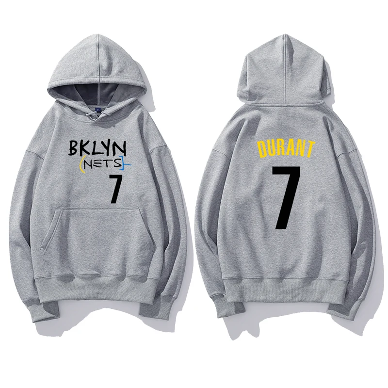 thumbnail image 1 of Sudadera con capucha estampada de baloncesto para hombre, de manga larga Sudadera con capucha, ropa Harajuku de moda, Top de manga larga con personalidad de Color sólido, 1 of 4