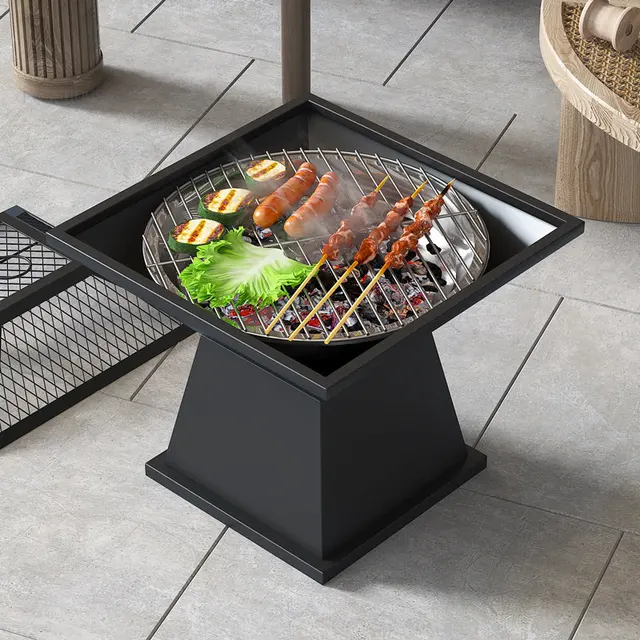 Beltéri Tűz Gödrök Faszén Kályha Háztartási Hálószoba Fűtés Brazier Kültéri Udvar Bbq Grill Garden Füst Nélküli - Image 5