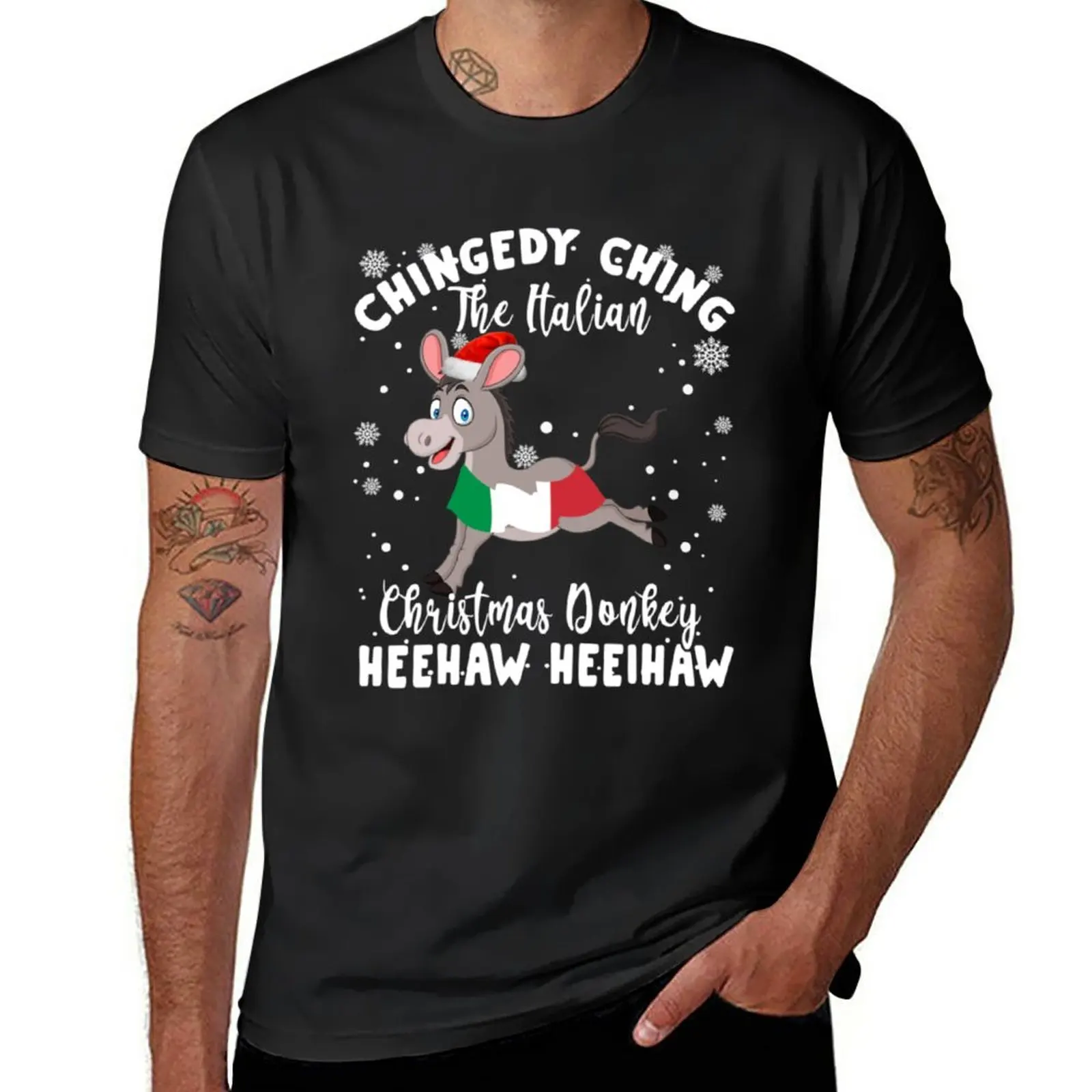 Chingedy Ching The Italian Christmas Donkey Heehaw Mug , Dominick The Donkey Italian Christmas Song, Dominick The Christ T-Shirt