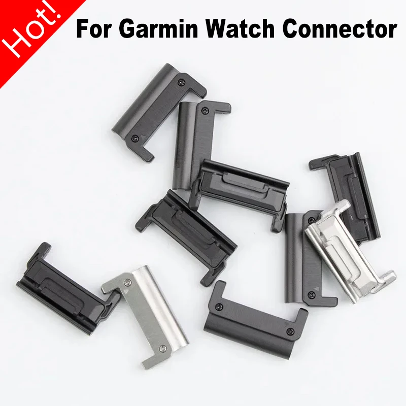   Garmin 시계 커넥터용 금속 어댑터, Garmin Fenix 7X 6x Pro 7x5 6 시계 액세서리용 시계 밴드 어댑터, 26mm, 22mm, 2PCs 