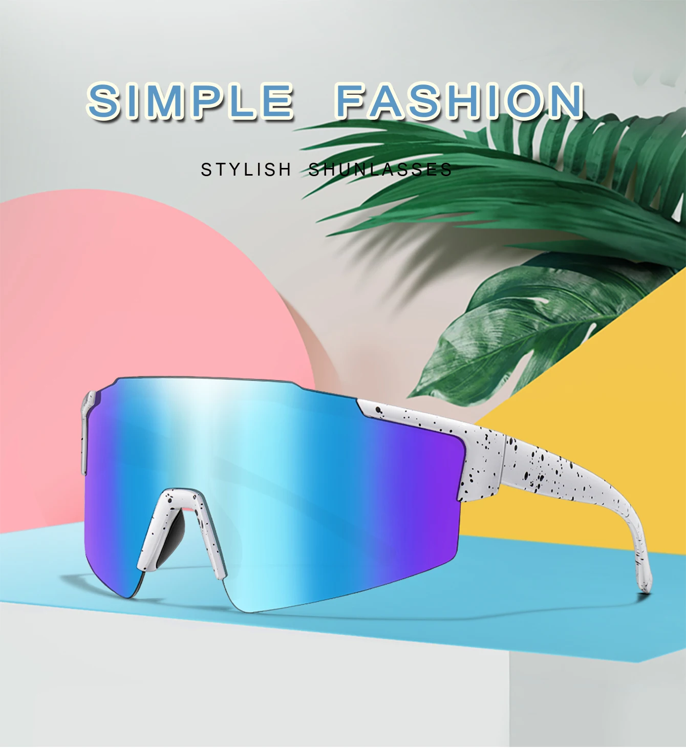 Description Picture 2 of item3 Pairs Fishing Sunglasses Sports Men Women Bike Glasses Cycling Mtb Bicycle Eyewear Large Windproof Goggles UV400