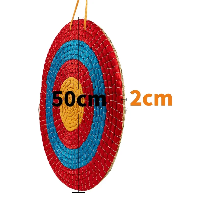 Enhanced Archery Straw Target for Bow and Arrow Practice - Multi-Layered Grass Target (30-55cm)