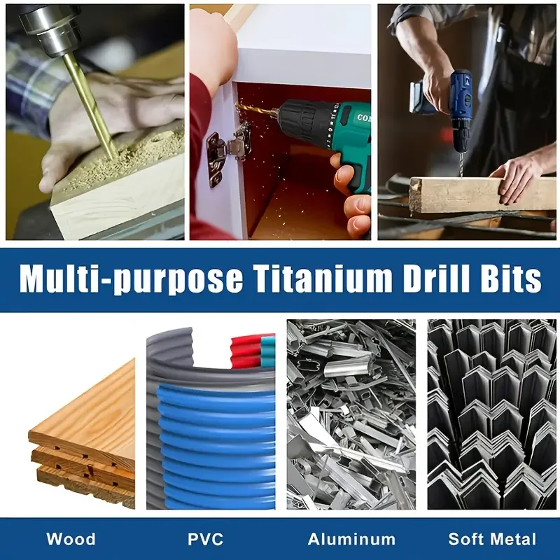 Nuovissimo Set Di Punte Da Trapano HSS 1,5-6,5 Mm 1/4 Gambo - Foto 4