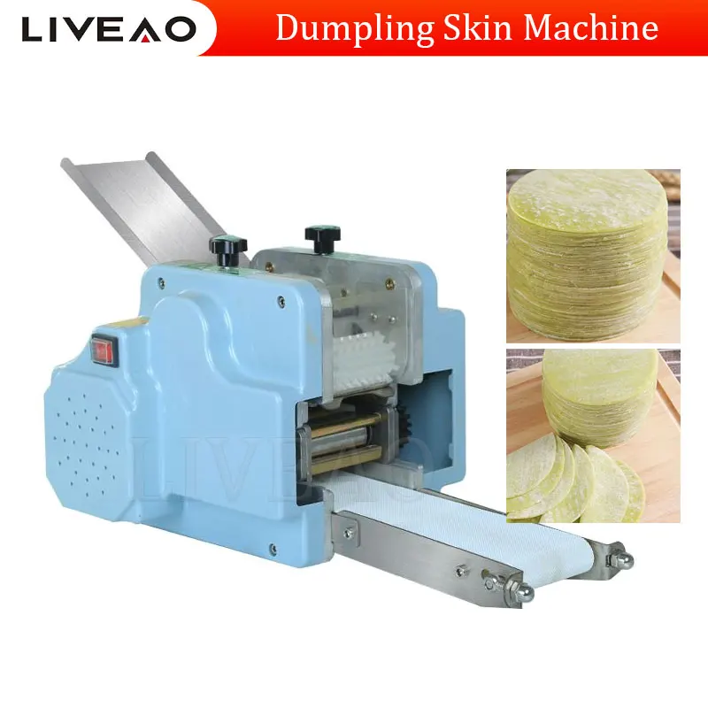 Automatico Momo Empanada Samosa Gyoza Wonton Dumpling Maker Skin Wrapper Making Machine Tabletop Small Grain Product