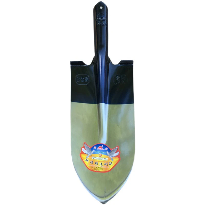 

Manganese Steel Agricultural Trenching Shovel Drain Spade Head Narrow Opening Digging Spade Multipurpose Pointed Steel Shovel
