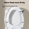 New Pattern Fashion Winter Toilet Seat Cushion Household Toilet Adhesive Seat Cover Seasonal Universal Toilet Seat Cushion 5