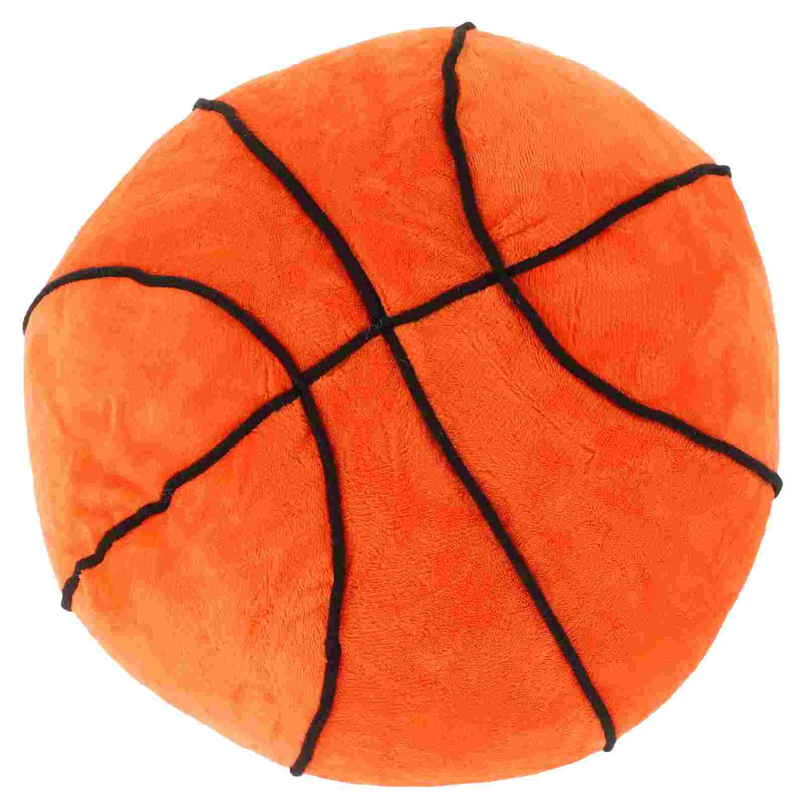 

Football Toy Plush Basketball Home for Kids Hairy Decorative Throw Pillow Cuddling Simulation Baby