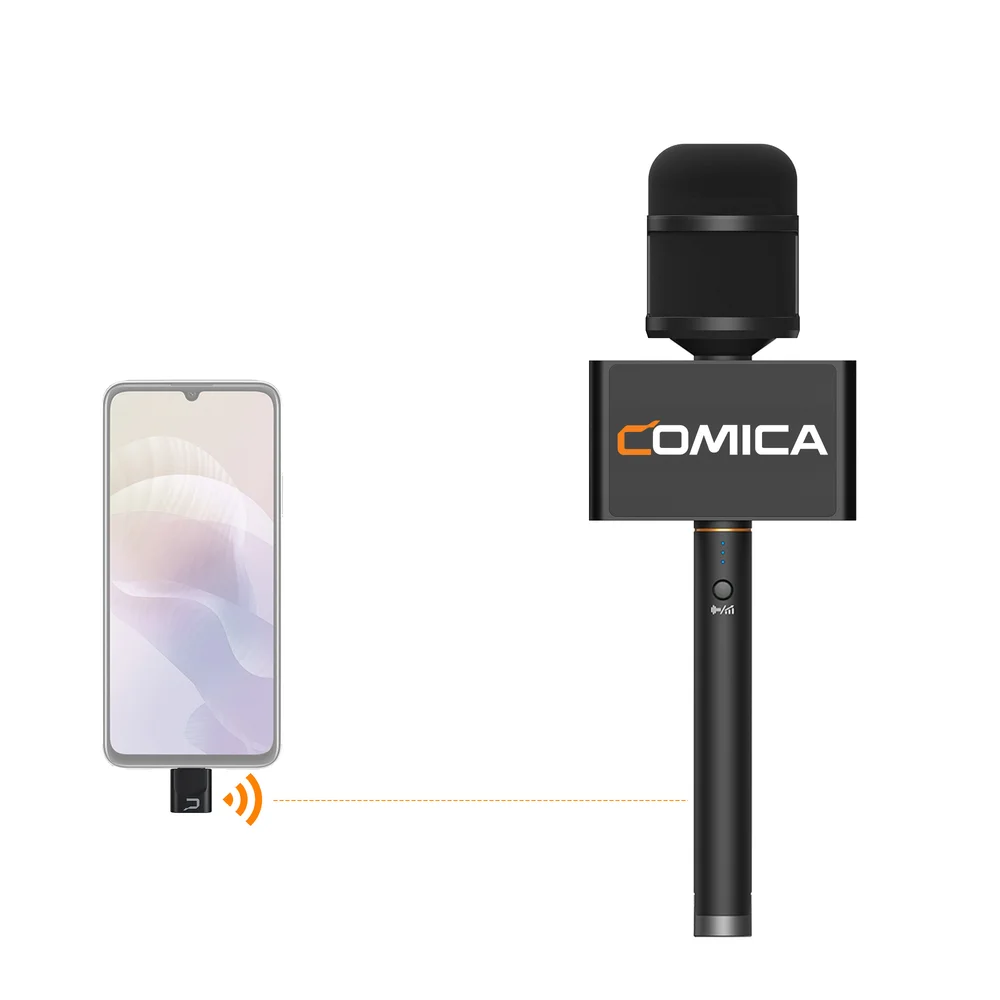 Revo S Wireless Reporter Microphone for Smartphone Windows for podcasting, repor