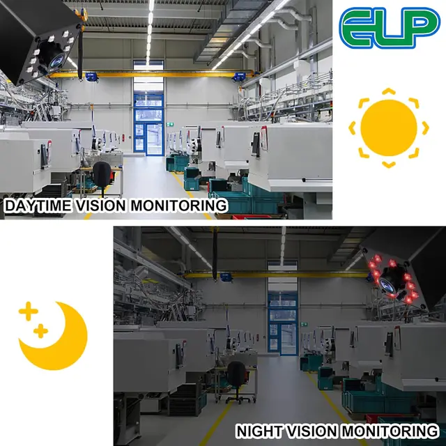 ELP 2MP Night Vision USB Camera With 10 PCS IR LED High Speed VGA 120FPS Webcam CMOS OV2710 Security Camera For Video Door Phone 4