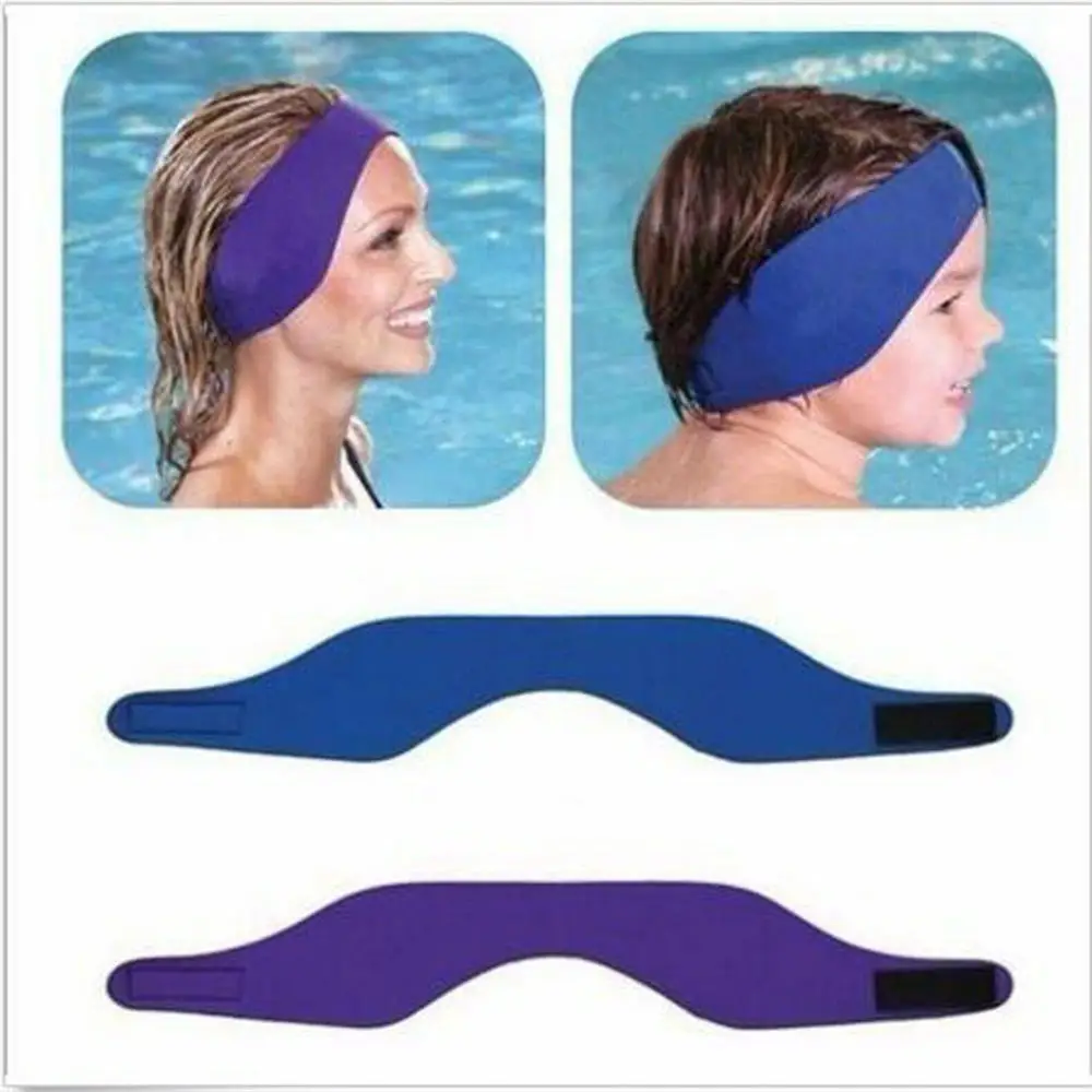 Swimming Ear Headband Female Male Adult Child Neoprene Ear Band Swimming Headband