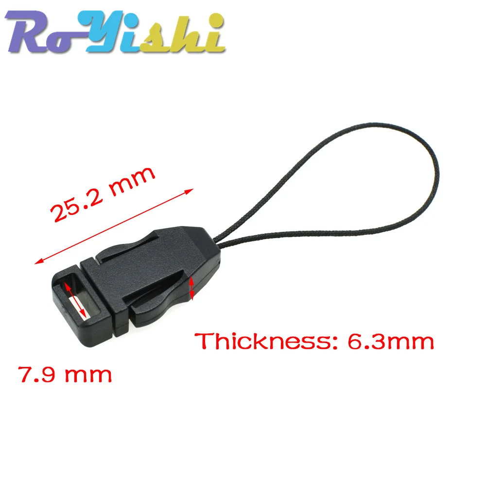 10 Stück/Packung abnehmbare Schnalle für Lanyard Worker Tag ID-Kartenhalter Lanyard Zubehör – Detail 2