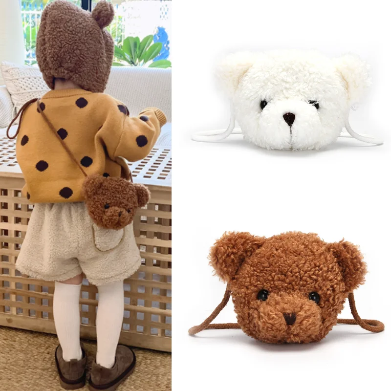 Sac à Dos en Peluche pour Enfant, Mignon, Ours, Dessin Animé, Kawaii,  Animaux, Petite Fille