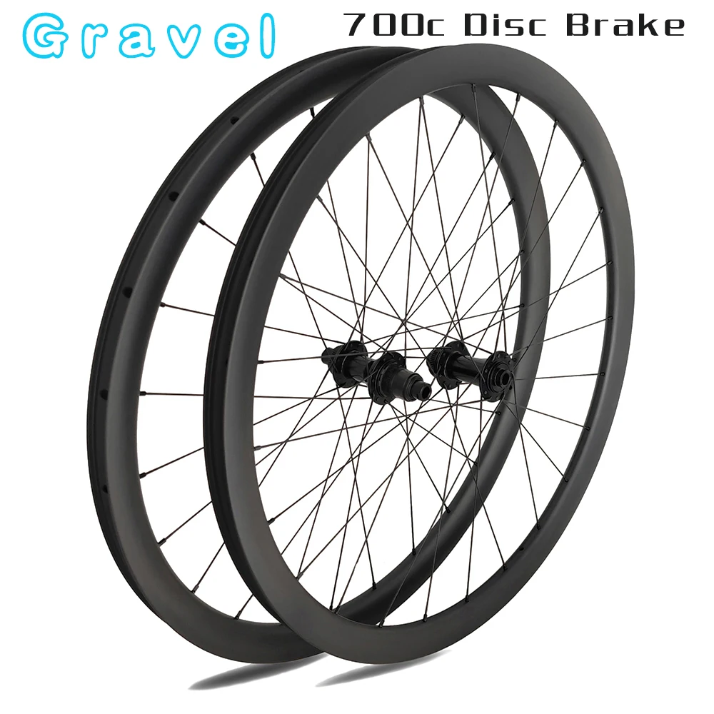 

Gravel Bike 28mm Width 700c Disc Road Tubeless Clincher Wheels 30/35/40/45/50/55/60mm Cyclocross T800 Carbon Wheelset UD 12k 3k