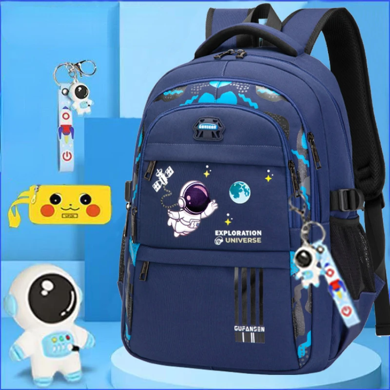 

2023 Kids Backpack School Bags for Boys Orthopedic School Backpack Waterproof Primary Schoolbag Book Bag Mochila Infantil