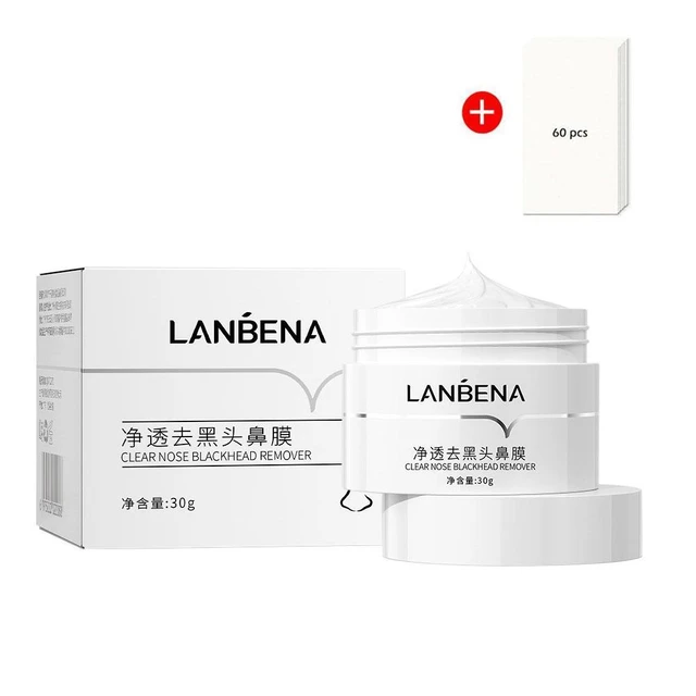 LANBENA-Dissolvant de points noirs, masque antarctique, bande de pores,  masque noir, peeling, traitement de l'acné, nettoyage en profondeur, soins  de