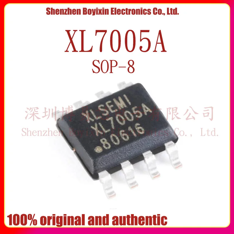 

Original XL7005A SOP-8 0.4A1.25-20V 150KHz buck DC converter chip