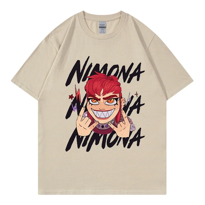 Nimona Print t-shirt Summer Fashion merch 100% Cotton O-neck Women