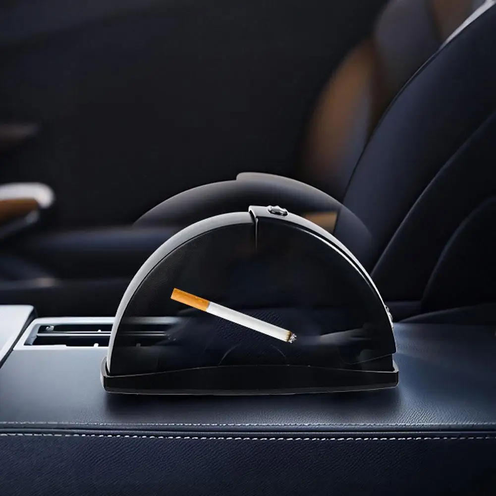 منفضة سجائر سيارة بغطاء محمول