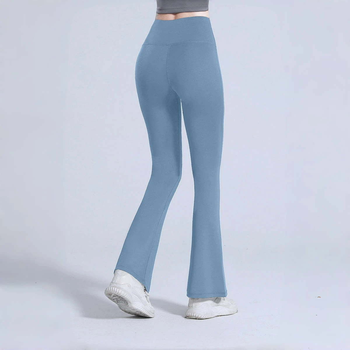 Womens High Waisted Bootcut Yoga Pants Flare Leggings Tummy Control Stretch Fitness Trousers Casual Sports Wide Leg Pants