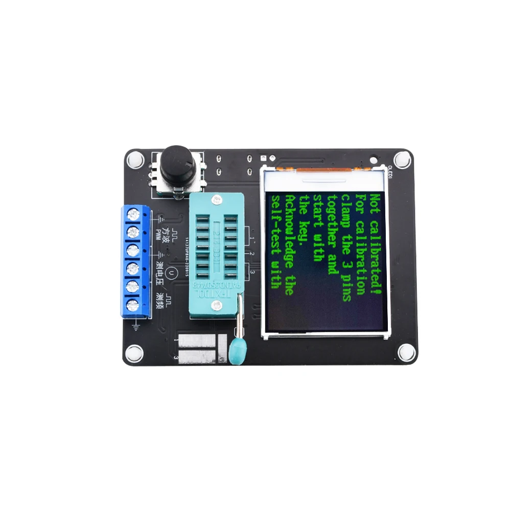 GM328A LCD Display Transistor Diode Tester Capacitance ESR Voltage Frequency Meter PWM Square Wave Generator Electronics Kit 5