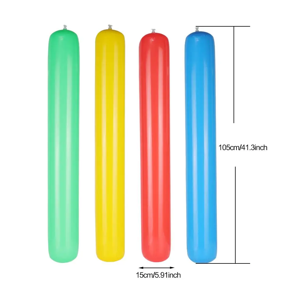 Water Games Toy Party Decor Water Toys PVC Swimming Noodles Pool Inflatable Sticks Adults Kids Float Pool Noodles 6