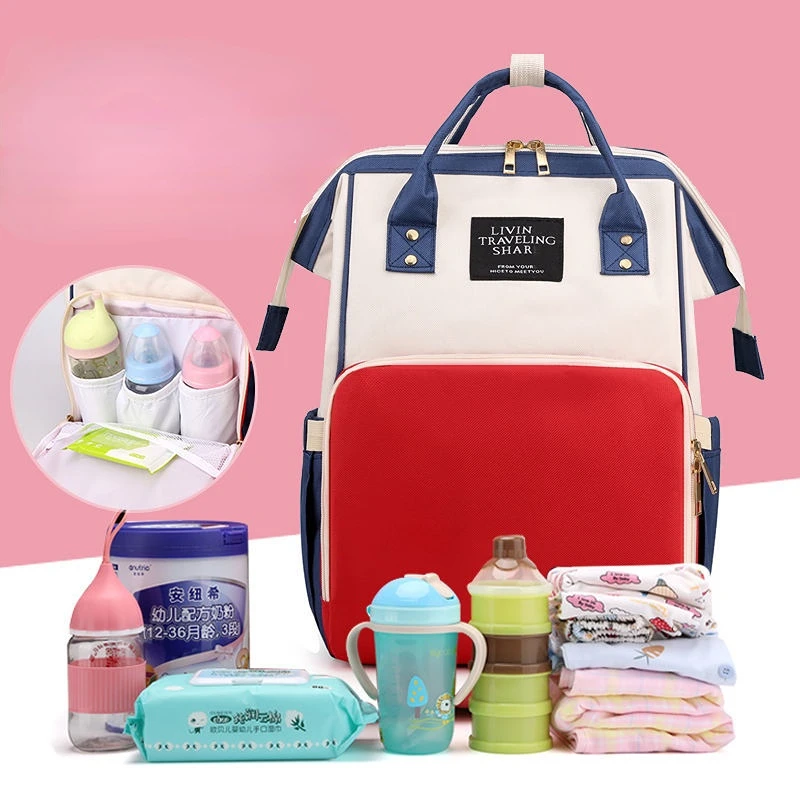 Mummy Bag for Women 2021 New Young Mother Online Red Bag with Large Capacity for Mother and Baby