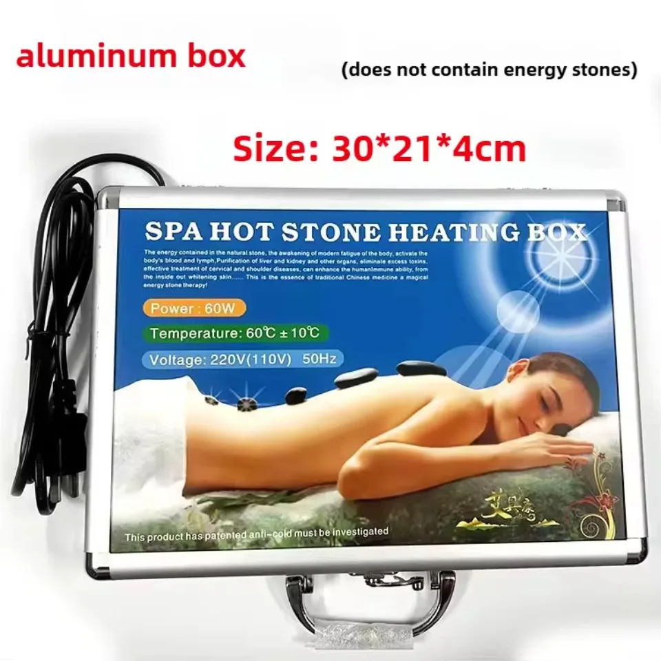 Portable Massage Stone Warmer Case - Electric Spa Hot Stones Massager Heating Bag EU/US Plug