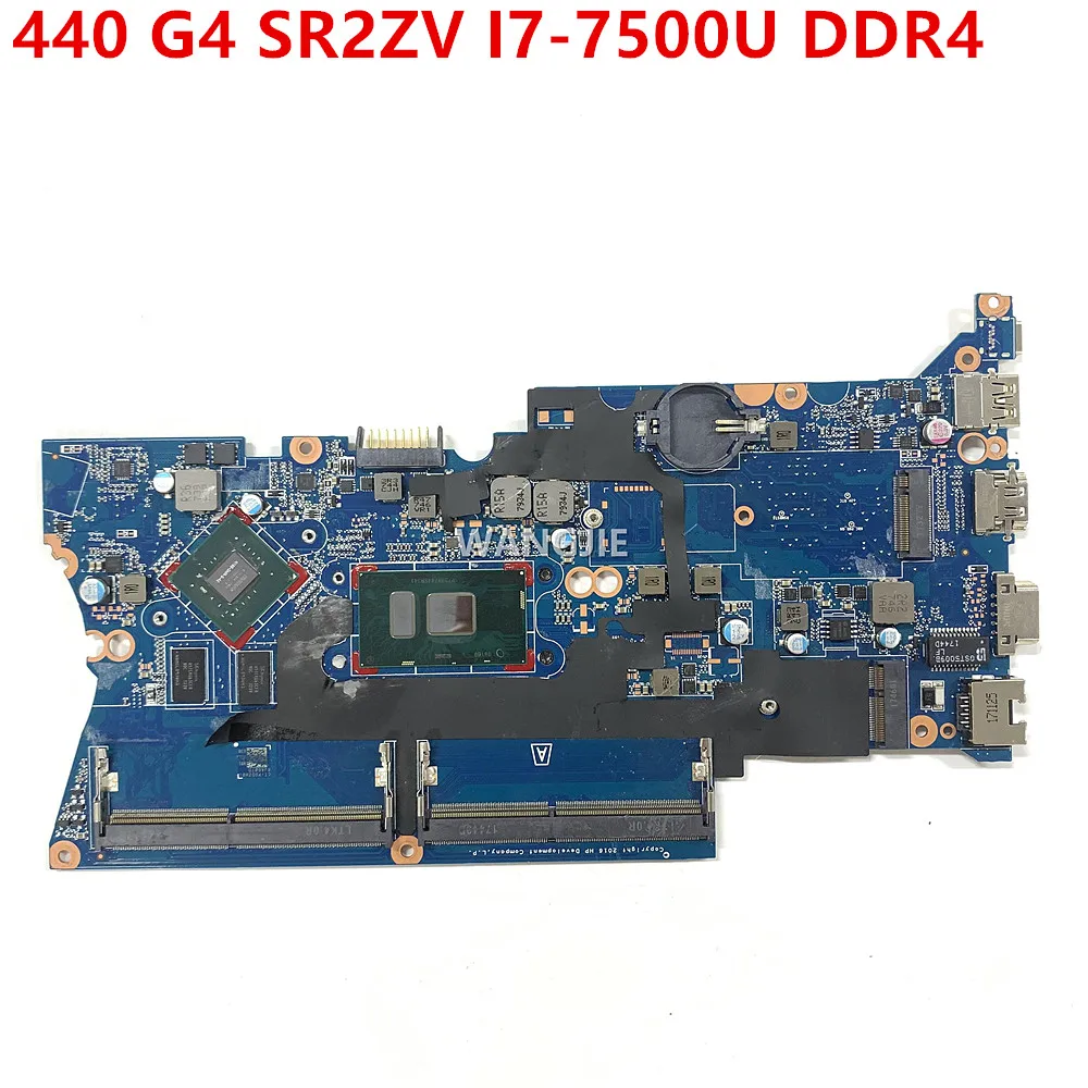

Материнская плата для ноутбука HP Probook 440 G4 DA0X81MB6E0 913101-001 913101-601 930MX 2G GPU SR2ZV I7-7500U DDR4 100% рабочий