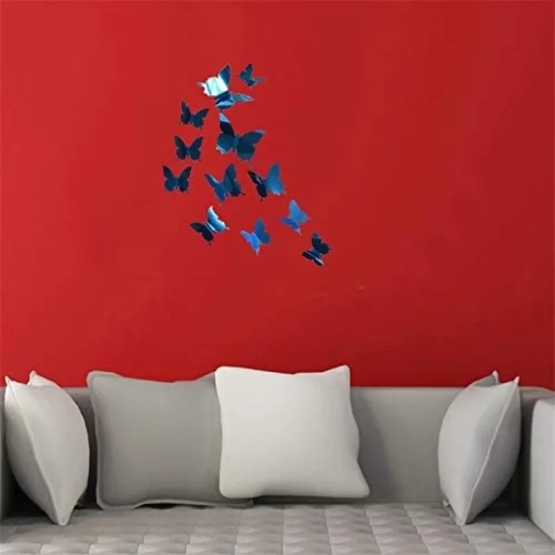 Glow in The Dark Butterfly Wall Stickers Luminous Removable Decals for Kids Room Removable and Reusable Decor Party Decoration