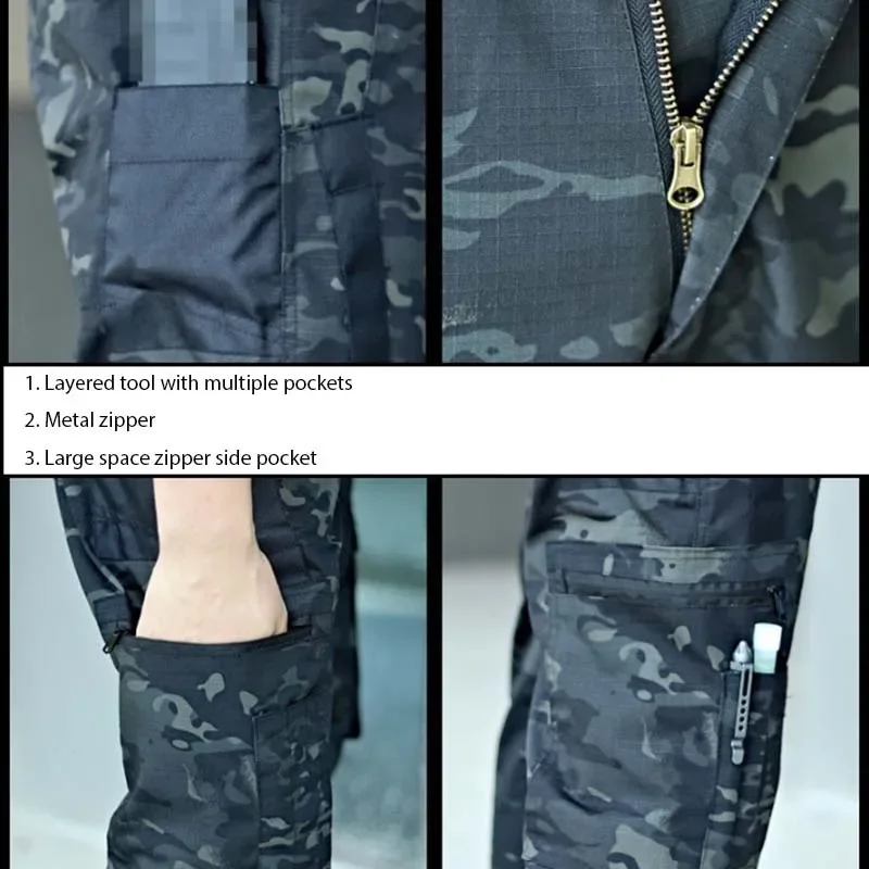 Shorts Männer Urban Military Wasserdichte Cargo Taktische Shorts Outdoor Camo Atmungsaktive Wandershorts Hosen Sommer Casual Shorts – Detail 15