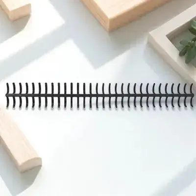 12Pcs 코일 바인딩 스파이럴 노트북 스파인 수동 개폐 유연한 스파이럴 노트북 코일 플라스틱 바인딩 스파이럴 사무실용