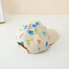 Children 's Sports Hats School Baby Boy Baseball 2024 Summer Embroidered Dinosaurs Outdoor Kids Caps for 2-8Years Adjustable 3