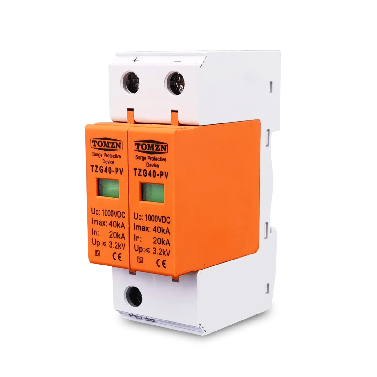 TOMZN SPD DC 1000V 800V 600V 500V 20KA~40KA House Surge Protector Protective Low-voltage Arrester Device