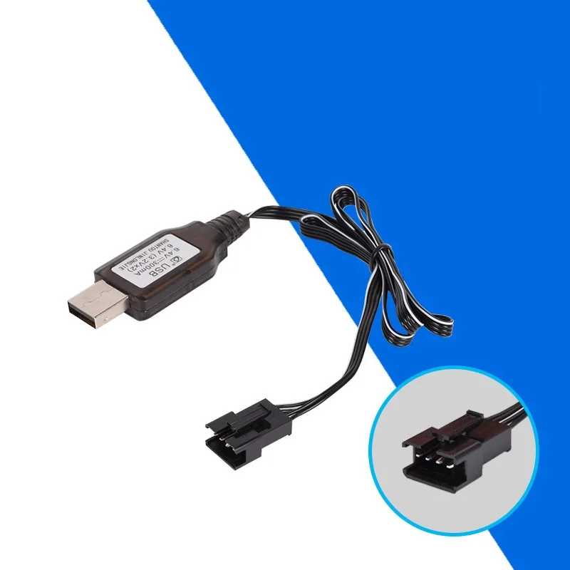 

Зарядное устройство USB 6,4 В для литий-ионного аккумулятора 6,4 В с разъемом SM 4P, 3 шт./партия