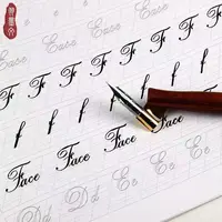 Beginner Calligraphy Practice Workbook - Elegant Carving Script Copybook -14+age group, learn exquisite writing skills 1