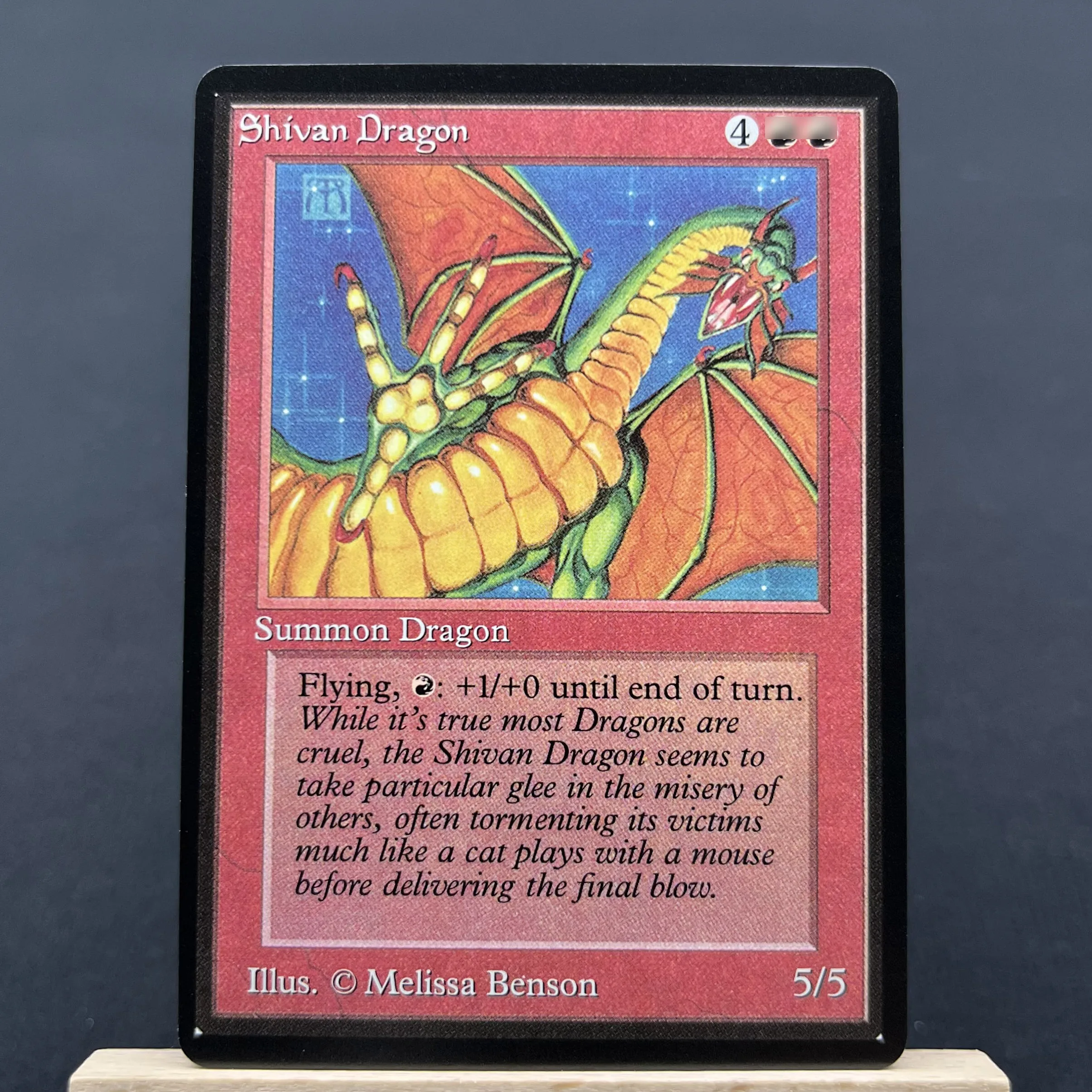 TCG Cards for Home Play Proxy Lord of the Pit Nether Shadow Dragon Whelp Word of Command Earthquake BETA NORMAL1/2-02 playing cards