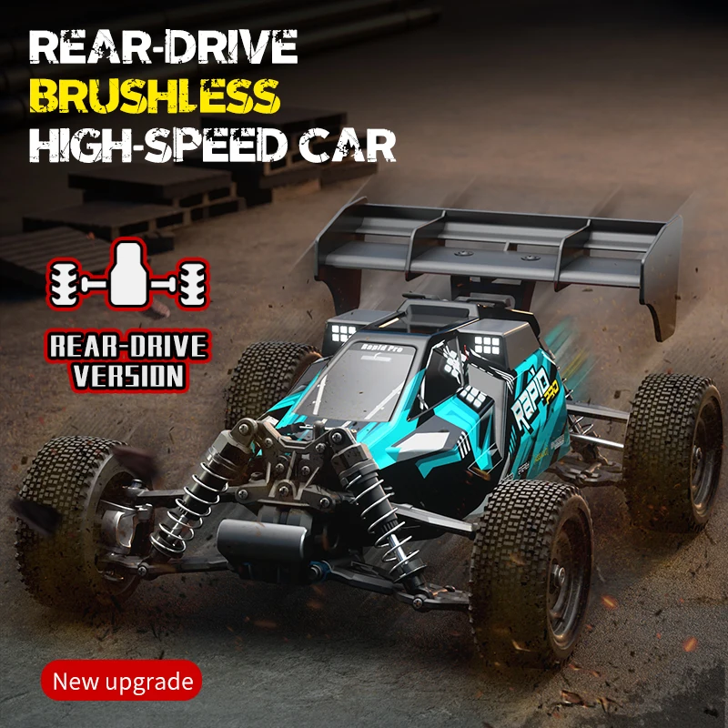 1:16 Brush Or Brushless RC Racing Car 2WD High Speed Off-Road Cars 50KM/H Or 70KM/H 2.4G Remote Control Toys Kids Gifts 16202PRO 2