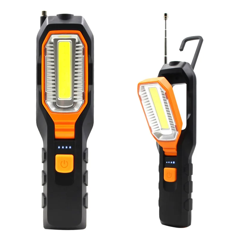 

Portable Car Repair LED Flashlight USB Rechargeable COB Torch Waterproof Outdoor Lamp Camping Emergency Light with Magnet Hook
