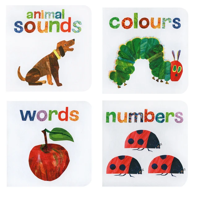 4Books Children English piucture cardbook baby Early Educational Animal  Sounds Words Numbers Colour Reading Books bedtime story| | - AliExpress