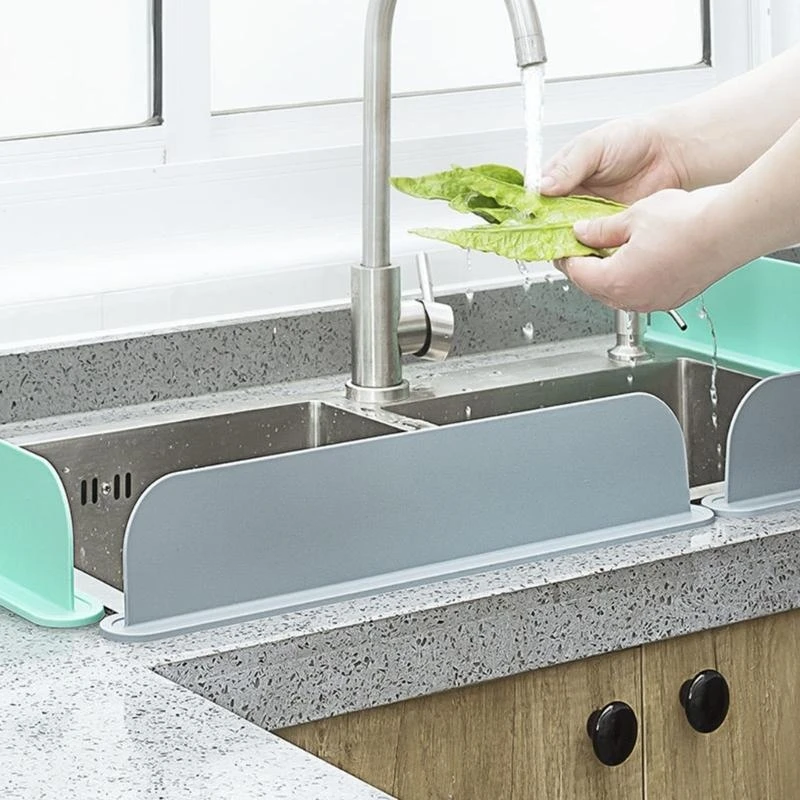 Silicone Sink Splashes Guard Waterproof Cover Splatter Shield Splashes Protector Cooking Dishwashing Enduring