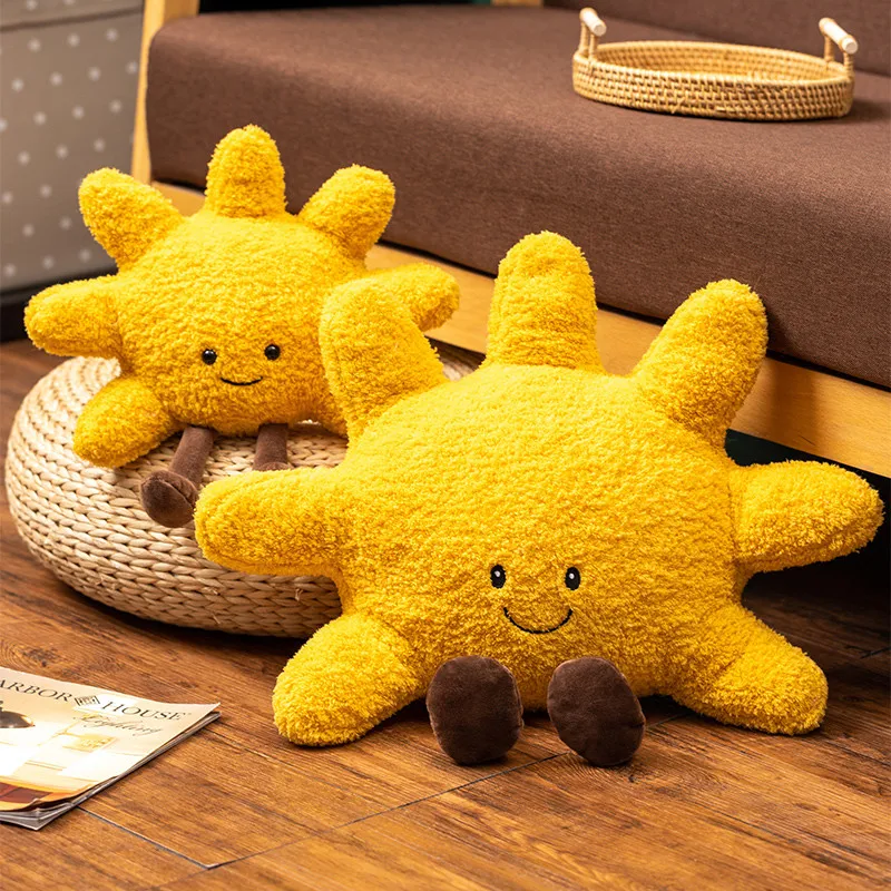 Creative Sunshine Plush Toys Kawaii Sun Plush Pillow Stuffed Soft Car Sofa Cushion Dolls Bedroom Decoration Gift for Kids Girls 6