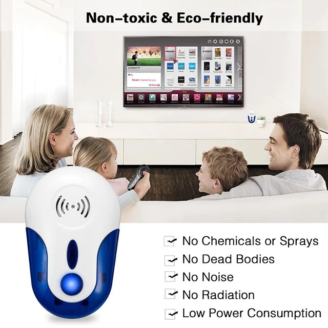 Pest Pestreller Szúnyog Elektromos Visszataszító Patkányok Csótány Elleni Ellenőrzés A Beltérekhez - Image 5