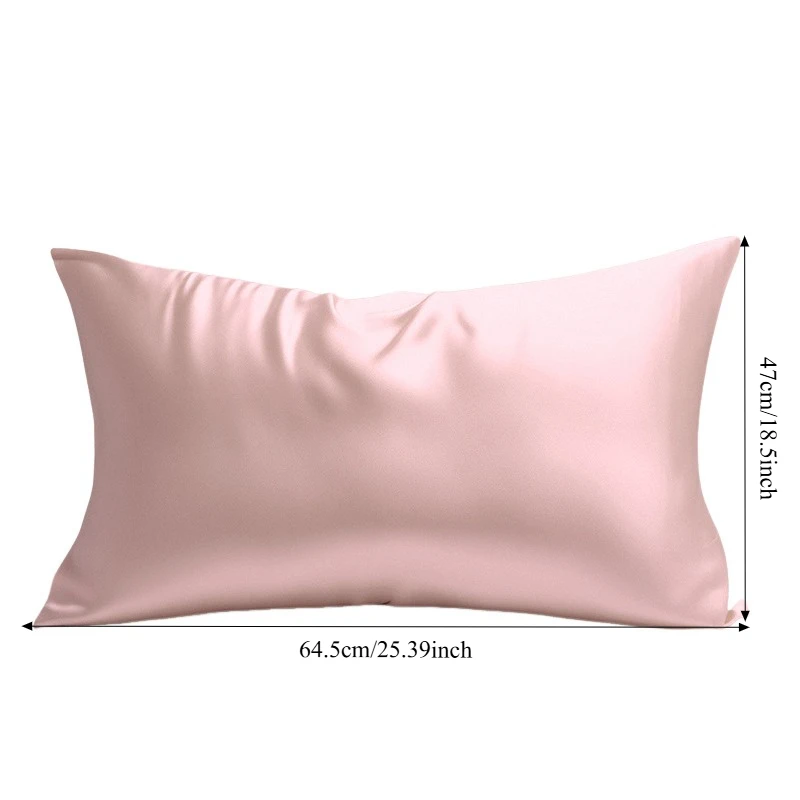 Luxurious Silk Satin Pillowcase for Hair and Skin Care – Soft and Comfortable Home Bedding Cover