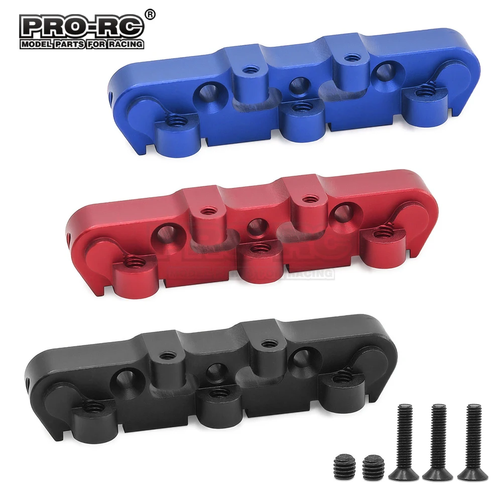 Paraurti Anteriore In Alluminio Rosso Super Basher Per Arrma 1/8 Fireteam 6s - Maxx RC
