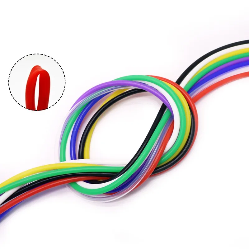 Silicone tube 1/2/5m ID 2 3 4 5 6 7 8mm Flexible Rubber Hose Thickness 1mm Food Grade Soft Milk Beer Drink Pipe Water Connector